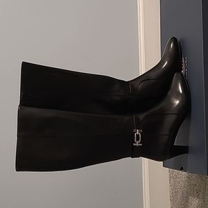 Bass Knee High Black Boots